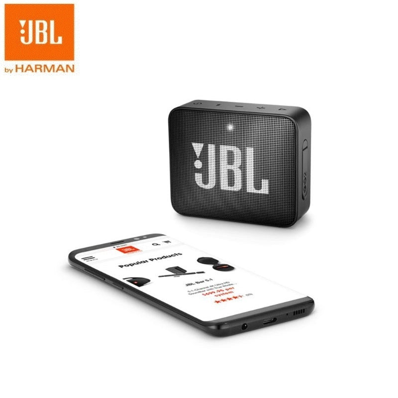 JBL Go 2 Mini Portable IPX7 Waterproof Bluetooth Speaker with Subwoofer Bass