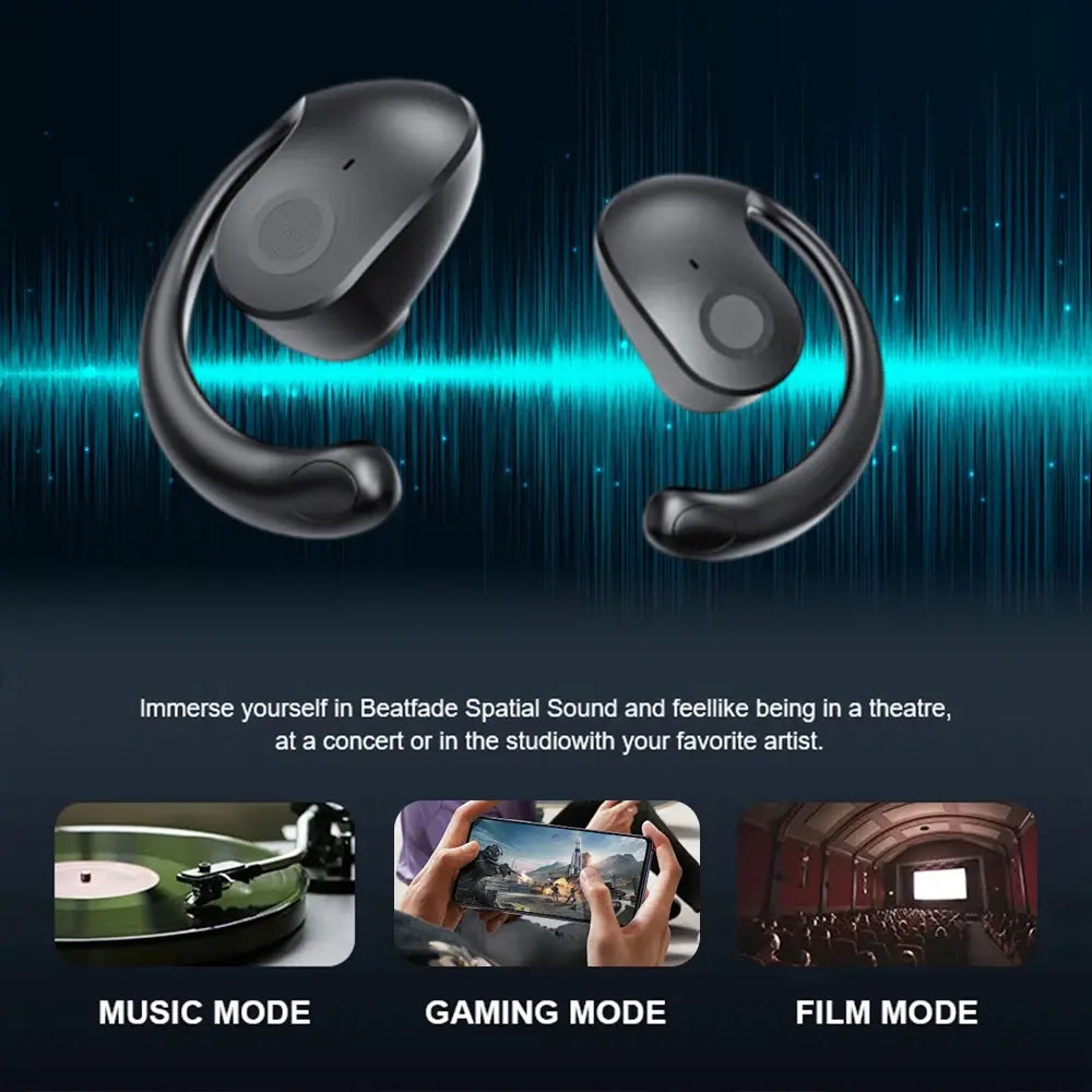 Bluetooth 5.3 comfort earhook earbuds Dustproof Noise reduction
