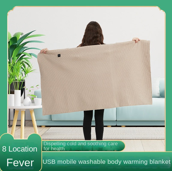 Warm Blanket USB Heated Scarf 3 Heating Levels