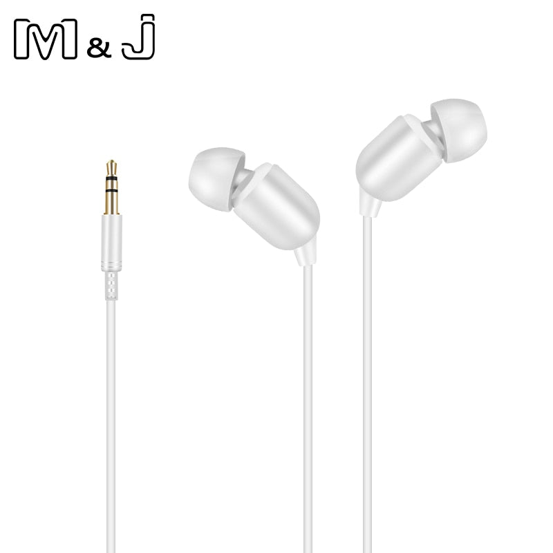 Écouteurs filaires longue distance, prise 3,5 mm, son HiFi stéréo – M&J, câble de 3 mètres