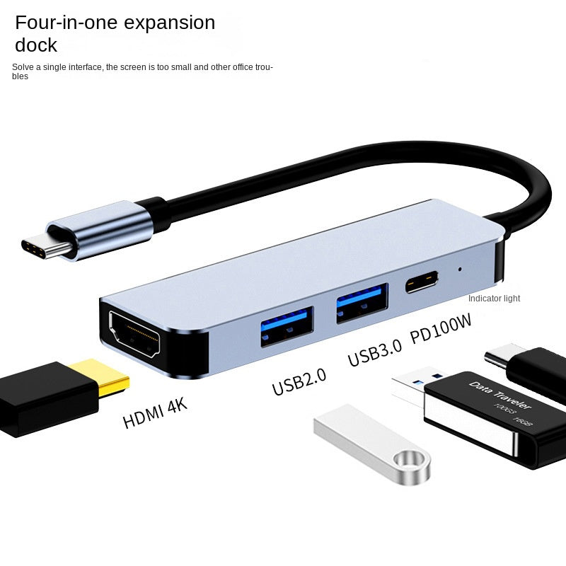 USB C Hub Multiport Adapter, Docking Station with HDMI 4K