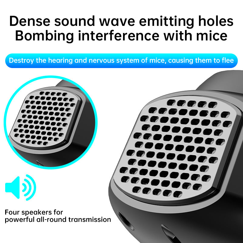 4-in-1 ultrasonic rodent, rat, insects repellent