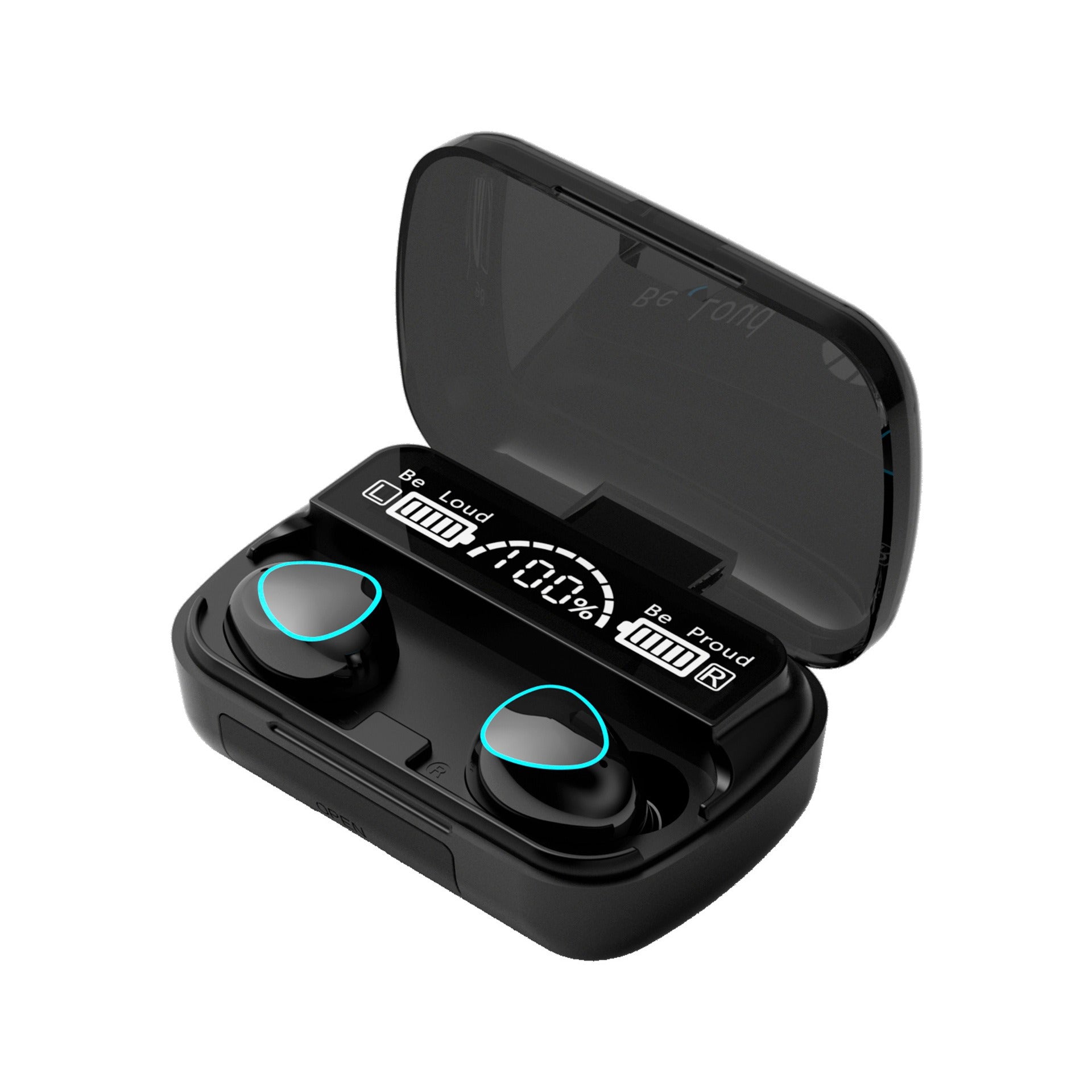 Bluetooth Headset High-Capacity TWS Binaural 5.1 Noise Cancellation F9 M10 M30