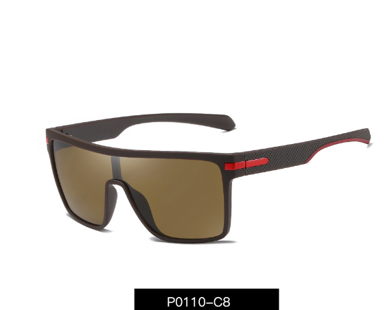 Titanium Plastic Polarized  UV400 Sunglasses 45993