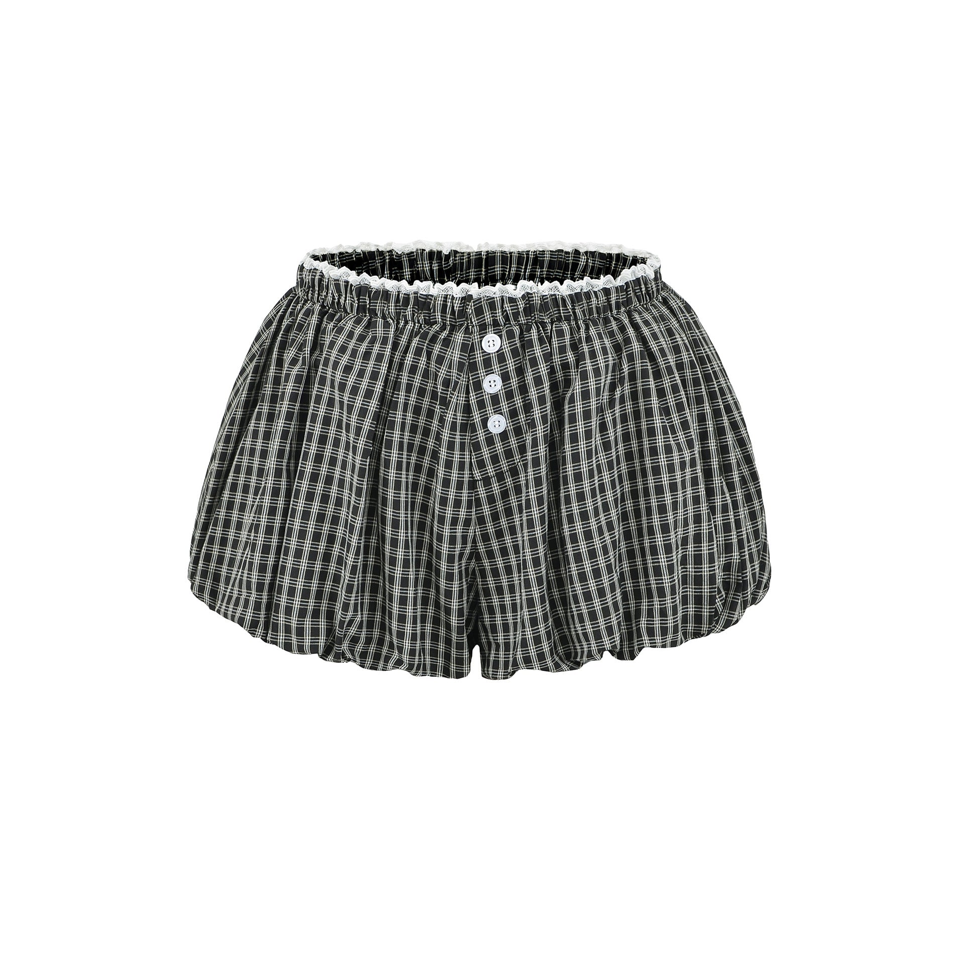 Short taille haute à volants – court cropé audacieux