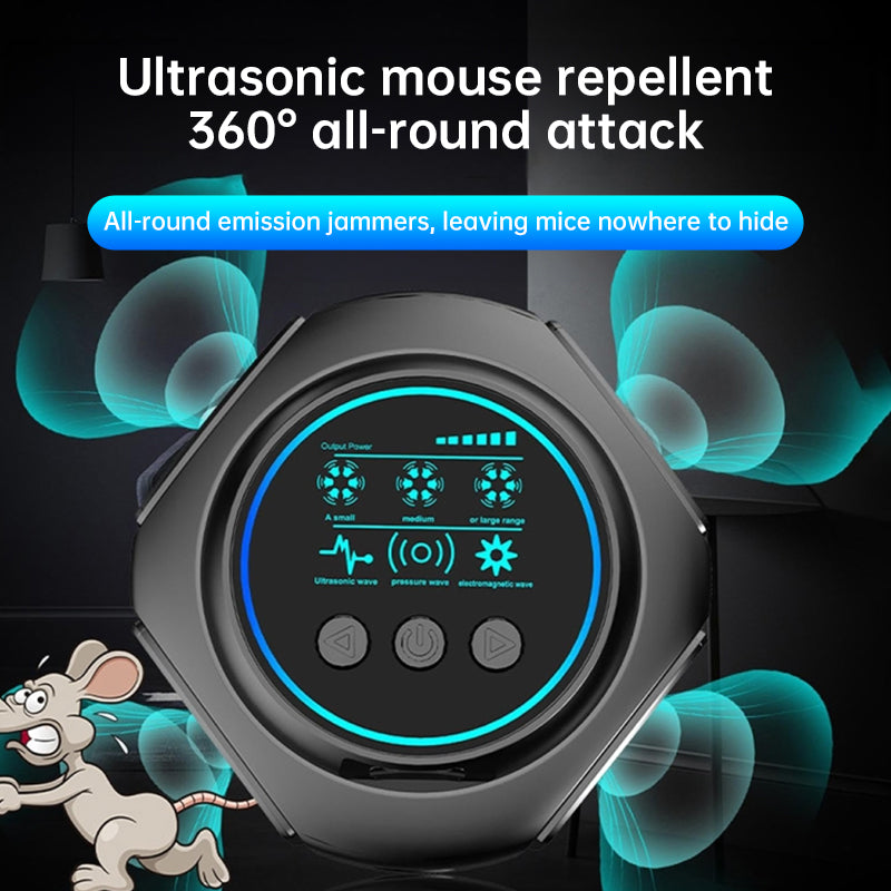 4-in-1 ultrasonic rodent, rat, insects repellent