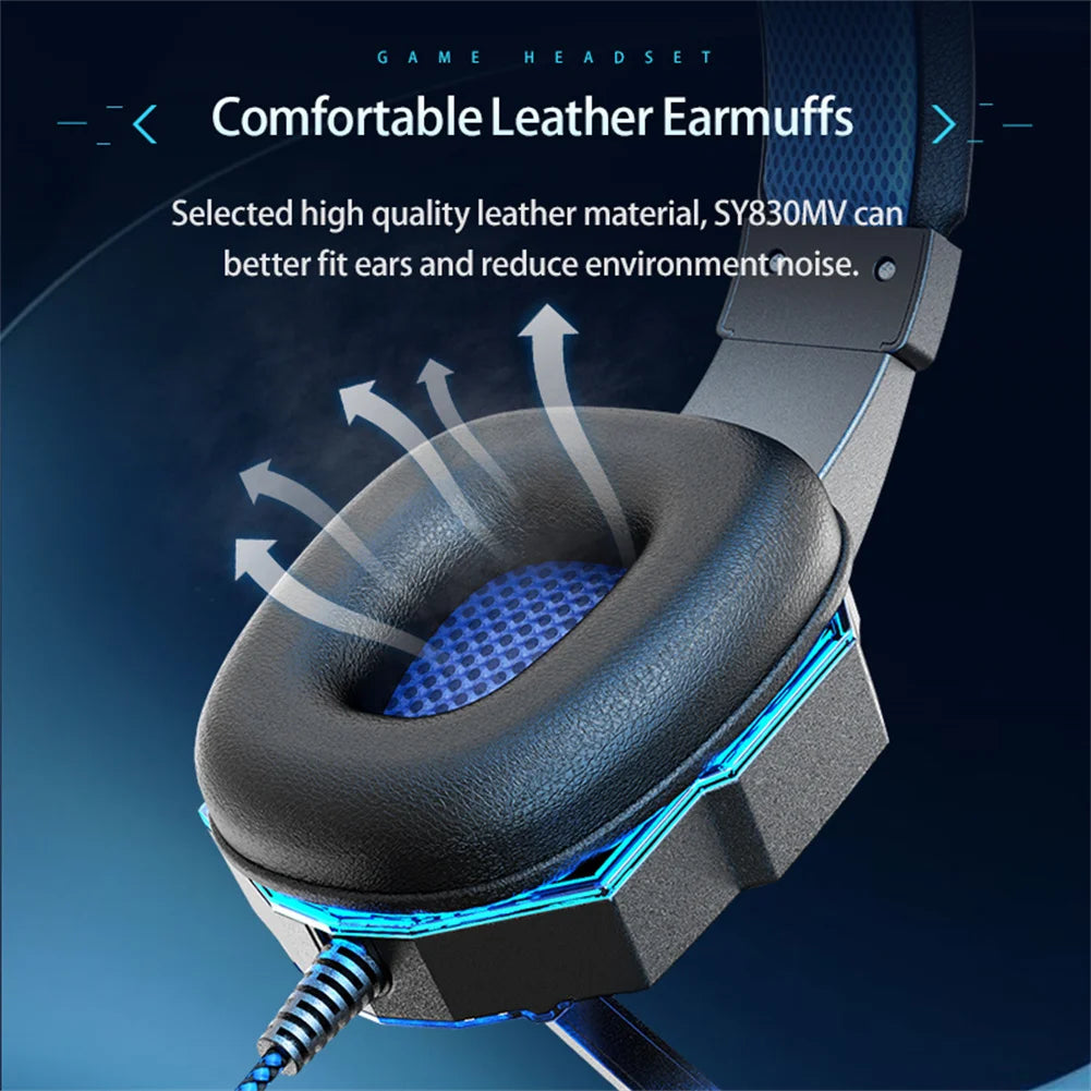 Gaming headphones with microphone SY830MV