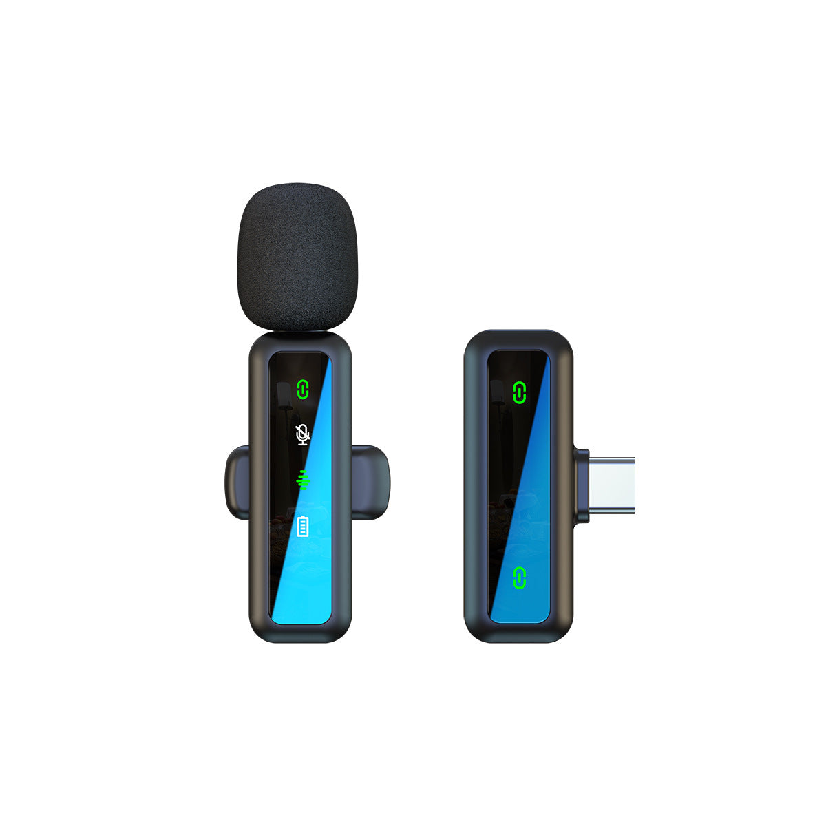 Wireless Lapel Microphone for Smartphone and Computer Noise Reduction