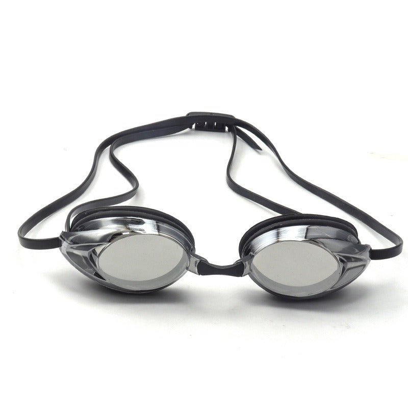 Adult racing goggles high-definition anti fog and anti UV electroplated swimming goggles