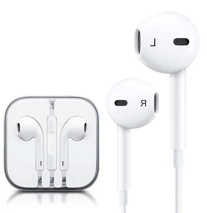 Écouteur filaire stéréo avec télécommande et microphone – Prise 3,5 mm pour iPhone