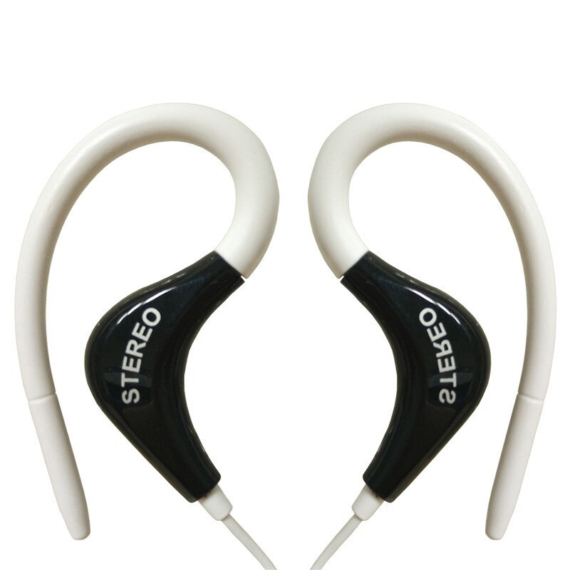 Écouteurs filaires sport avec basses, prise 3,5 mm, pour la course – avec microphone M&J