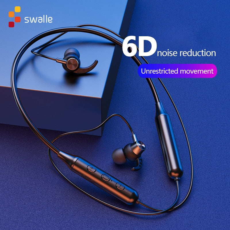 Bluetooth 5.0 Sports Earbud Stereo Subwoofer Hanging Neck