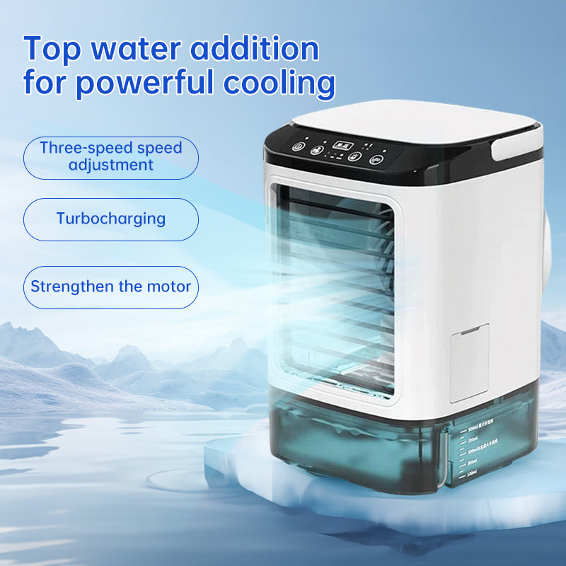 Portable Mini Air Cooler 3-speed Humidifier 900ML