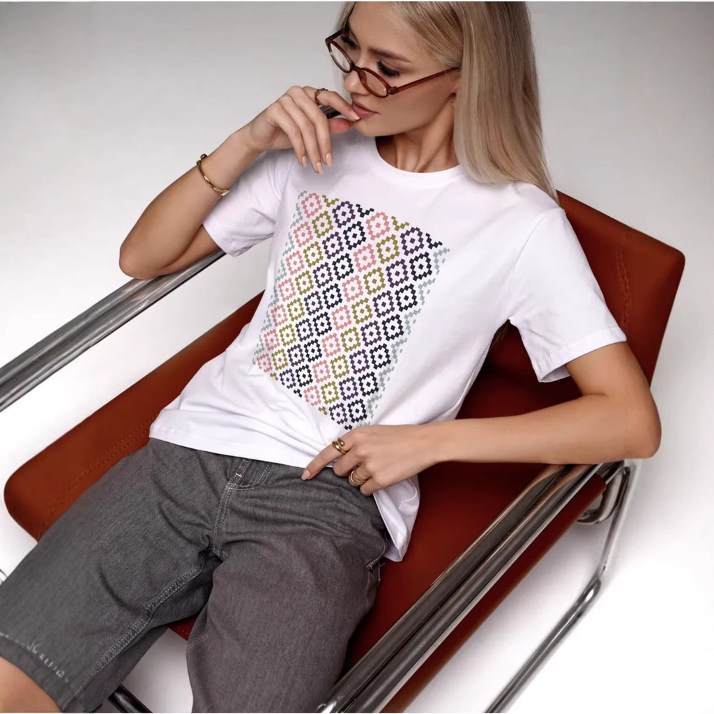 Shirt imprimé manches courtes
