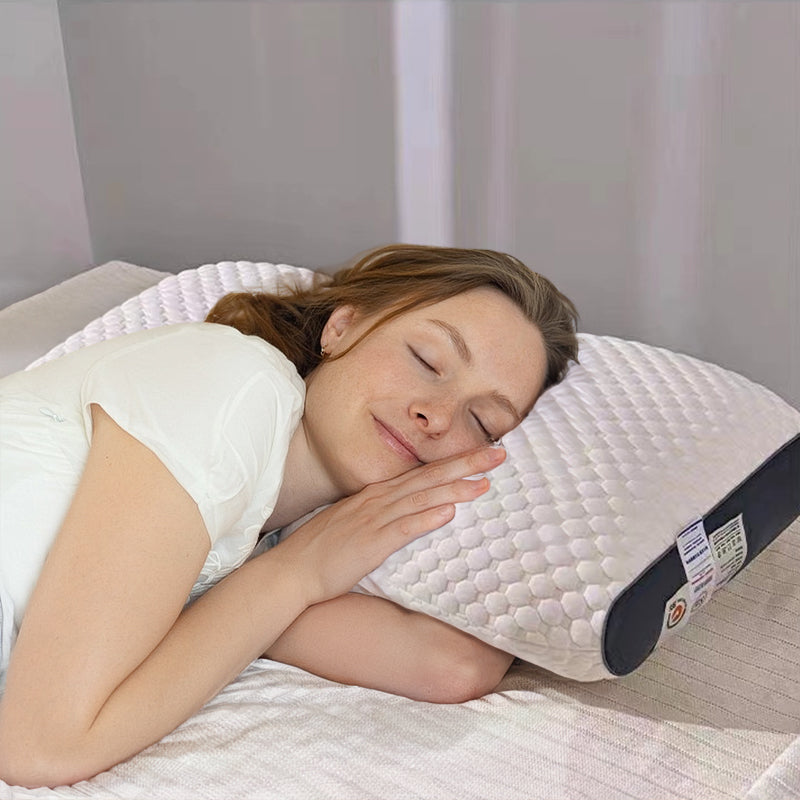 New SPA Sleep Pillow: Sleep aid, neck support, orthopedic, soybean fiber massage