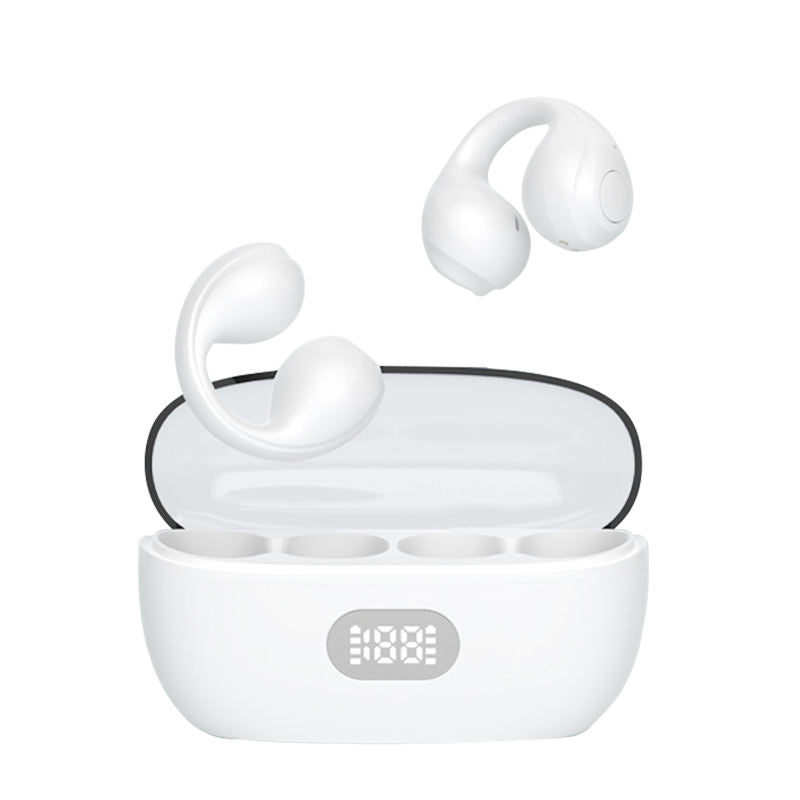 Clip-On Earbuds LED Display TWS Wireless Earphone JS352