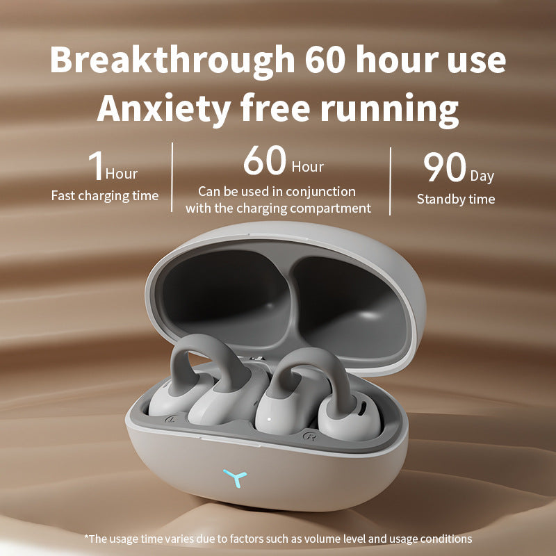 Earclip Bluetooth Earphones with High Sound Quality, Low Latency, Noise Reduction OWS