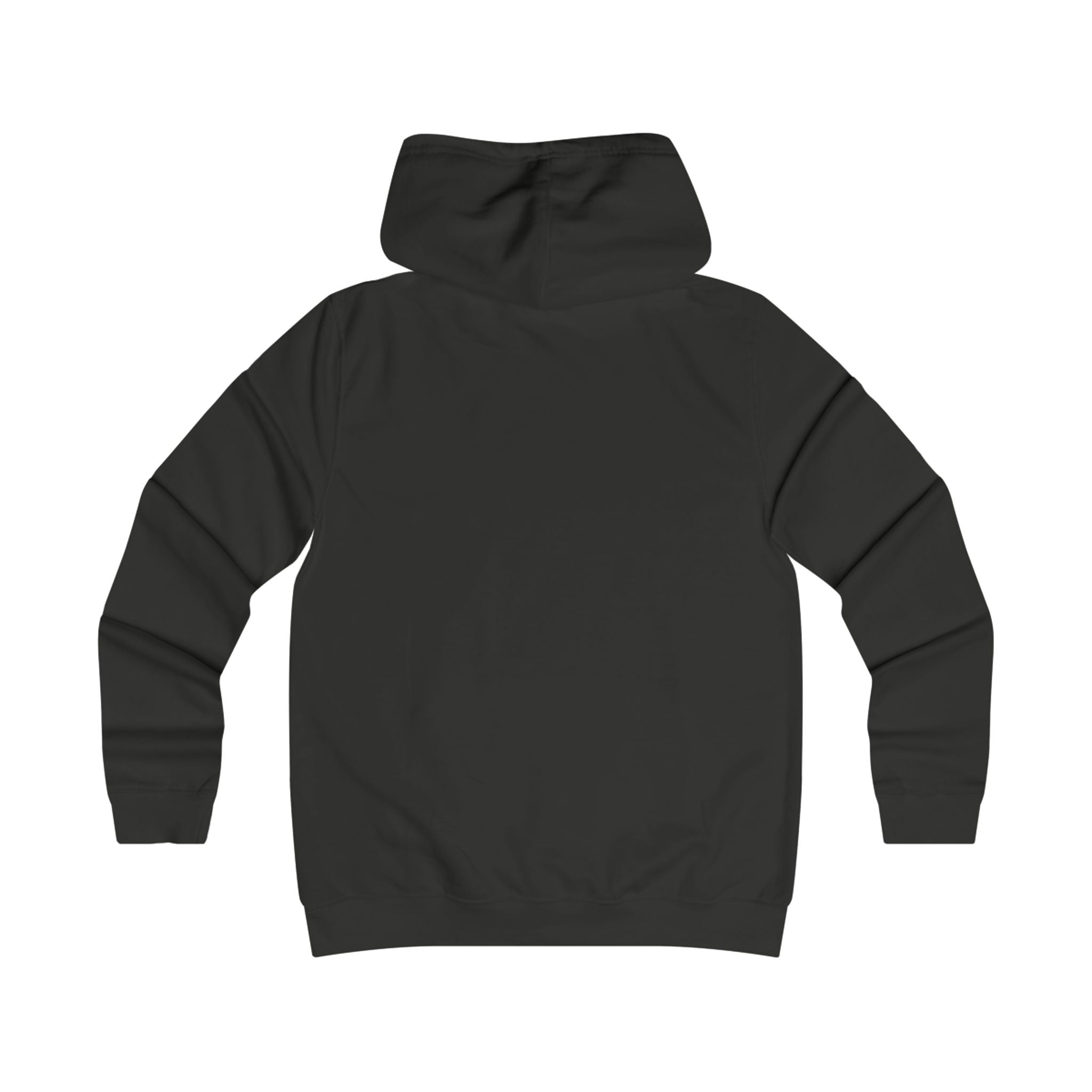 Girlie College Hoodie - Minimal Blue Logo Campus Pullover