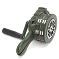 Green Aluminium alloy Crank Hand Operated Air Raid Emergency 110dB