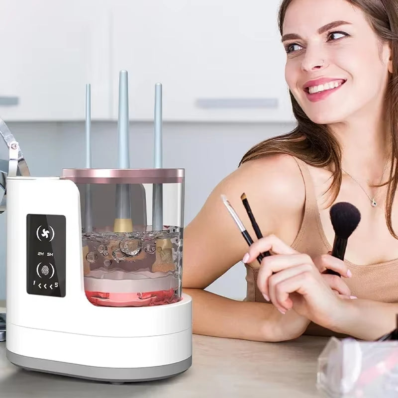 Nettoyeur de pinceaux de maquillage électrique rechargeable