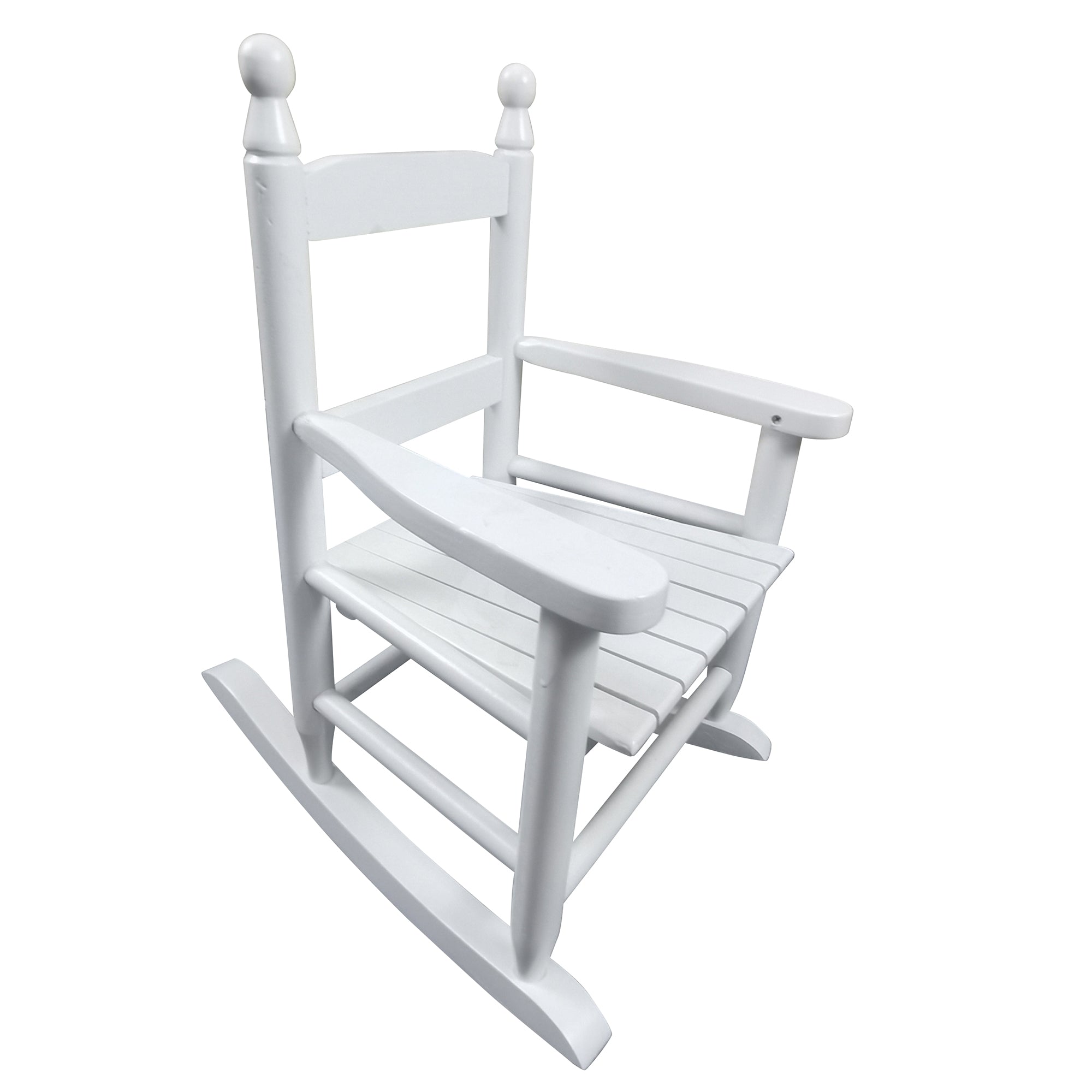 Chaise à bascule blanche - Intérieur ou Extérieur - Adaptée aux enfants - Durable