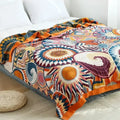 Bohemian Cotton Reversible Throw Blanket 150/200 x 200/230 cm