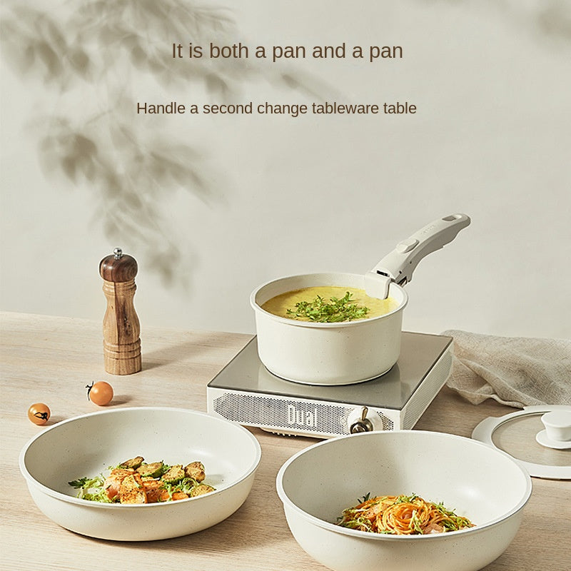 Detachable silicone cookware set