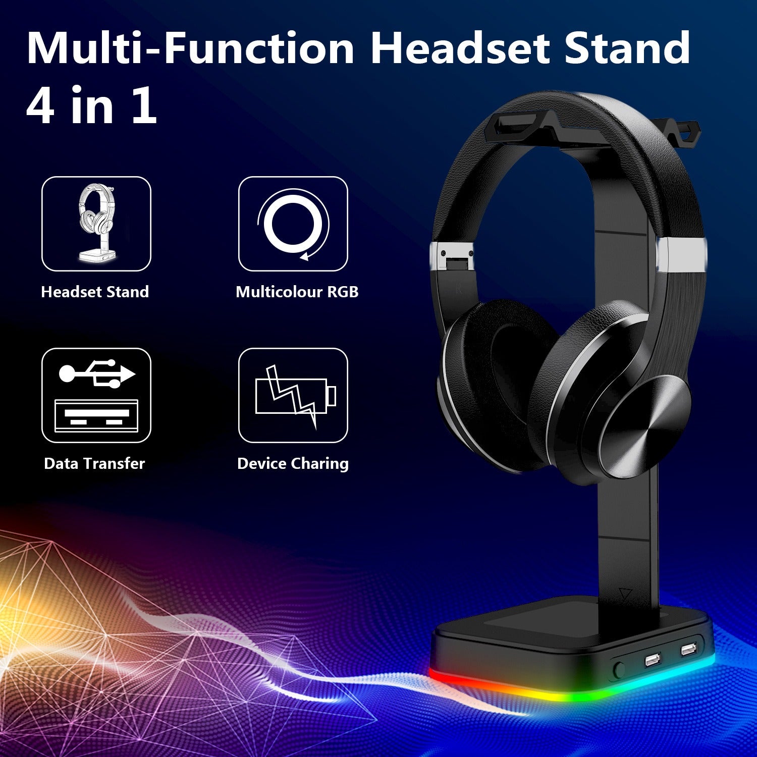 Earphone holder color changing RGBD9