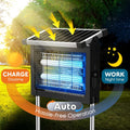 Solar Powered Bug Zapper Outdoor Bug Zapper 4500V