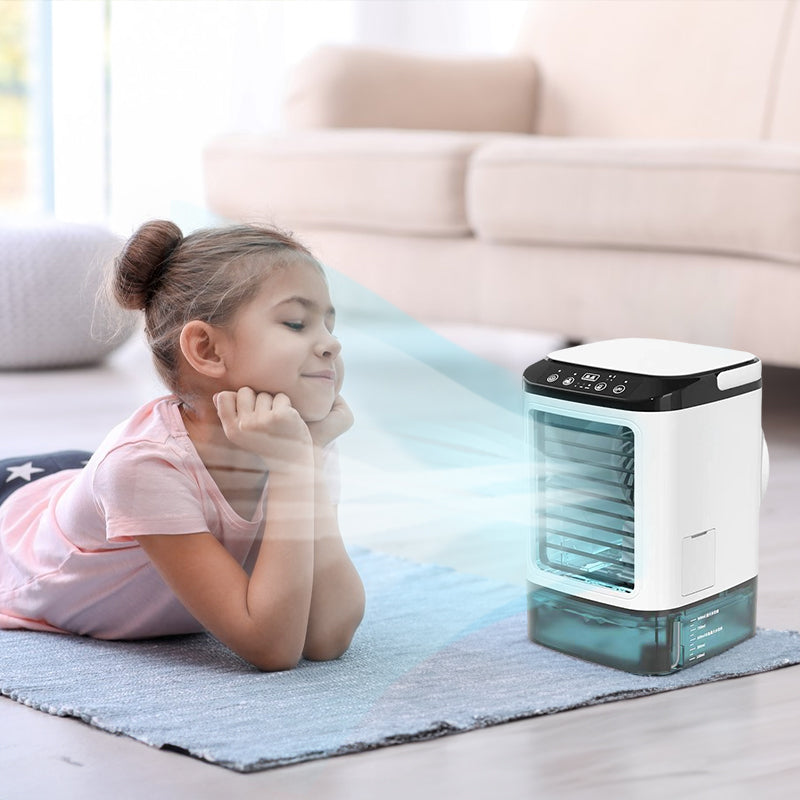Portable Mini Air Cooler 3-speed Humidifier 900ML