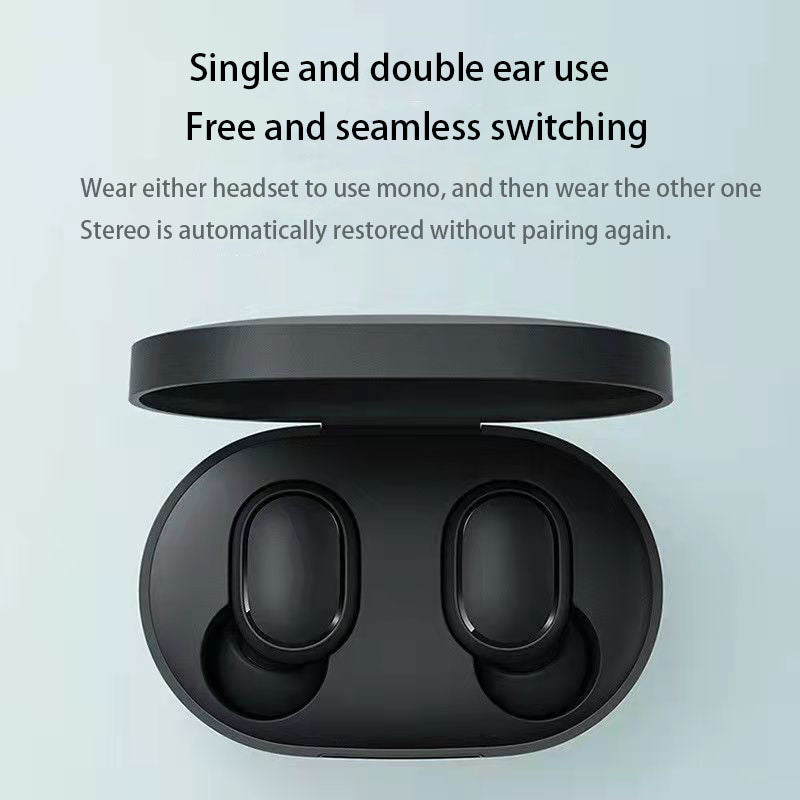 Bluetooth 5.2 Headset Macaron TWS Earbuds A6S