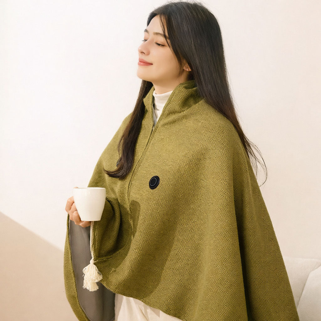 Warm Blanket USB Heated Scarf 3 Heating Levels