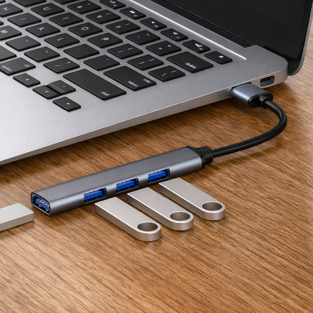 USB 3.0 hub docking station, laptop converter, 1-4 splitter
