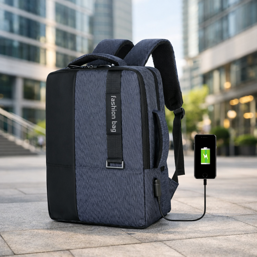 Japanese Leisure business computer bag with USB interface
