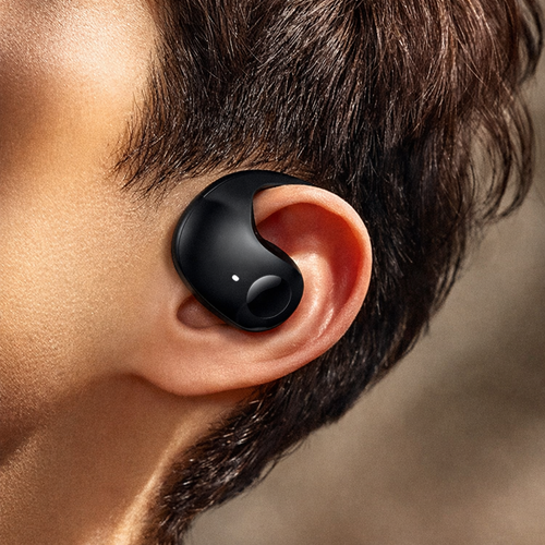 Écouteurs Bluetooth 5.3 avec contour d'oreille, étanches à la poussière, réduction du bruit
