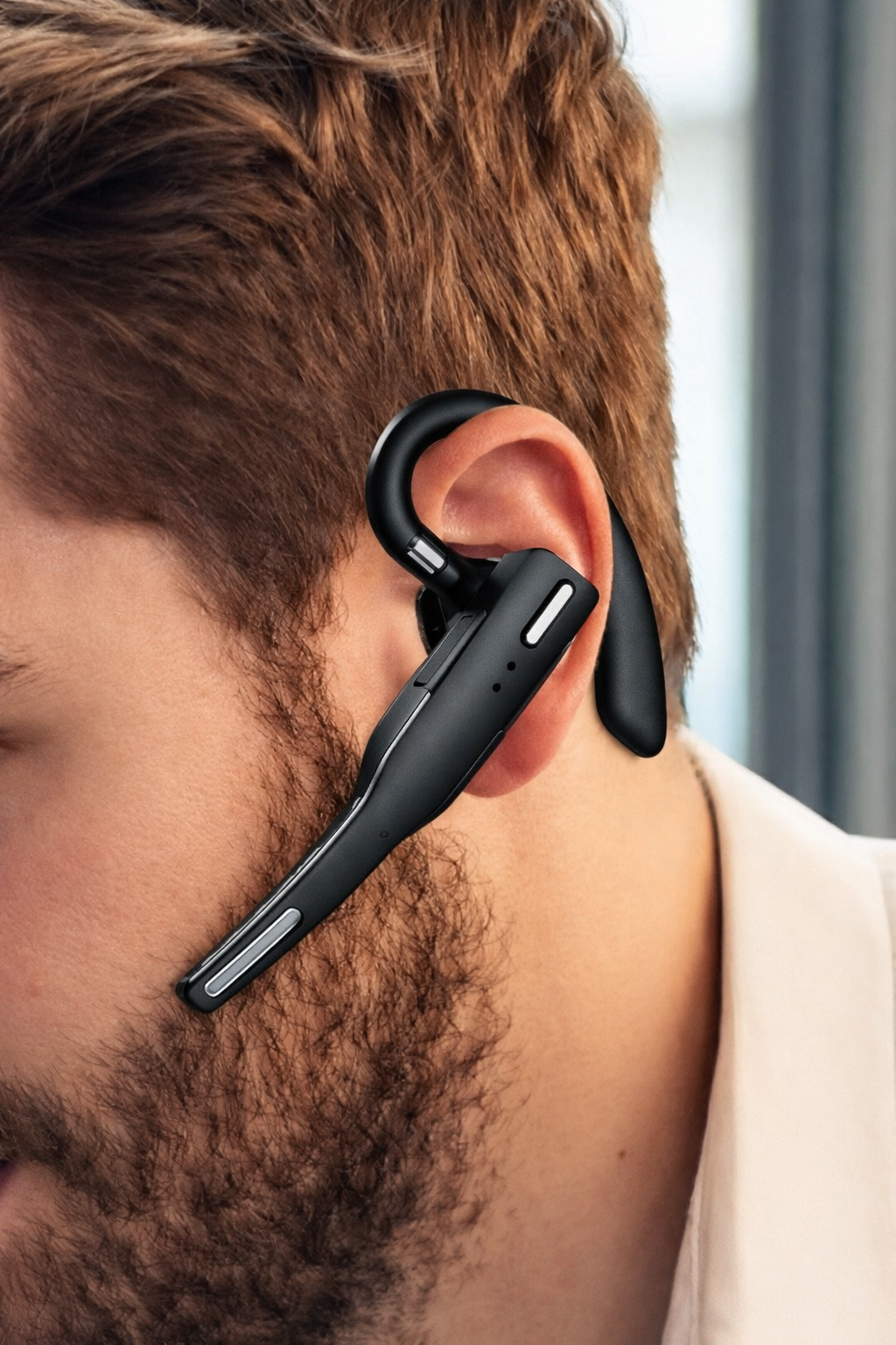 Ear hanging Bluetooth earphones call noise cancelling earphones