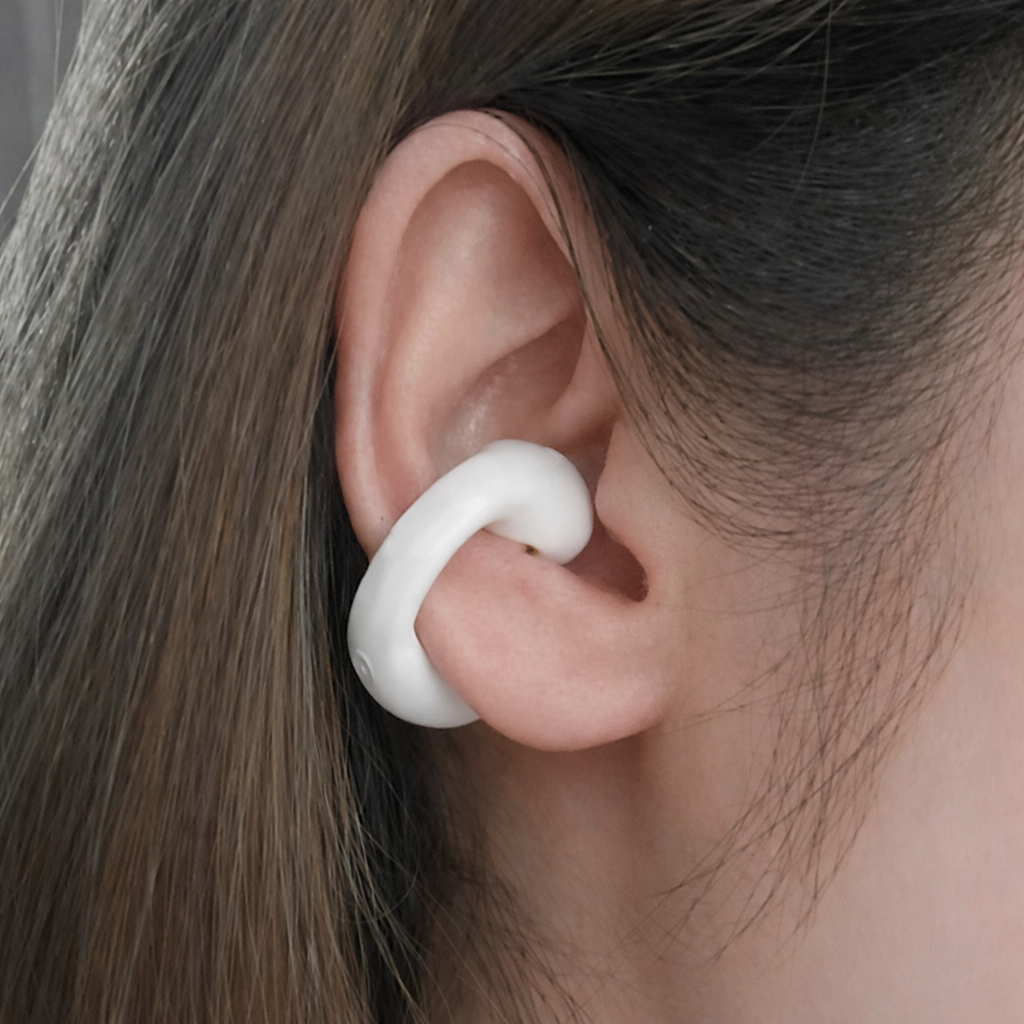 New Bluetooth Headset 5.3 Bone Conduction Ear Clip Noise Reduction i110