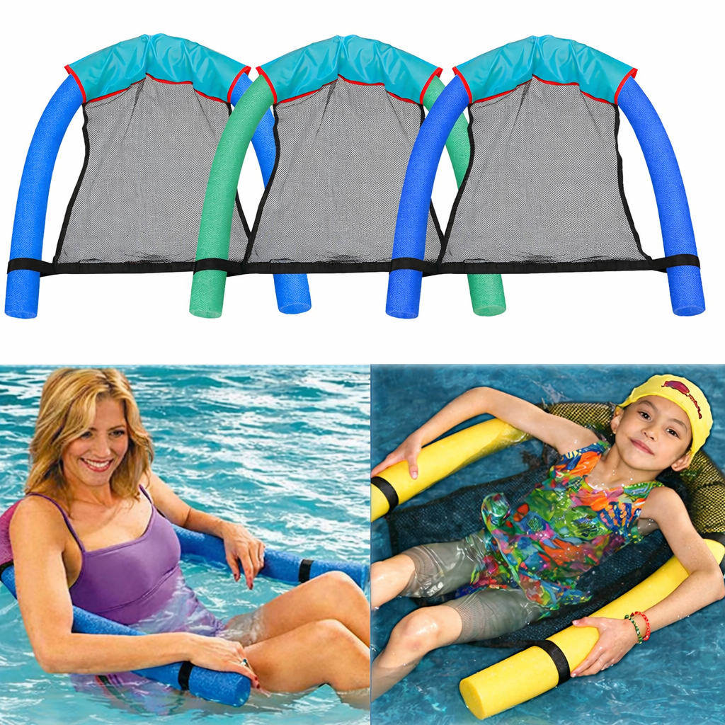 Floating pool chair foldable