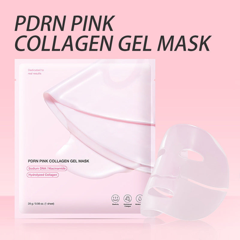 Masque facial gelée rose au collagène PDRN – Divisible