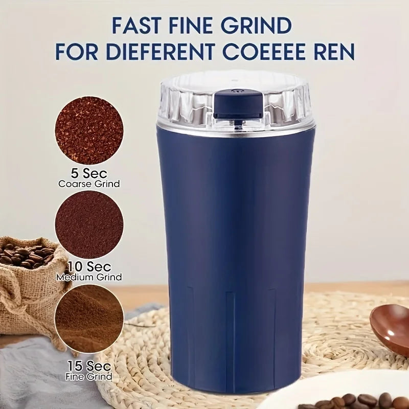 Electric Bean Grinder Multifunctional Coffee - One-Press Control Food Processor