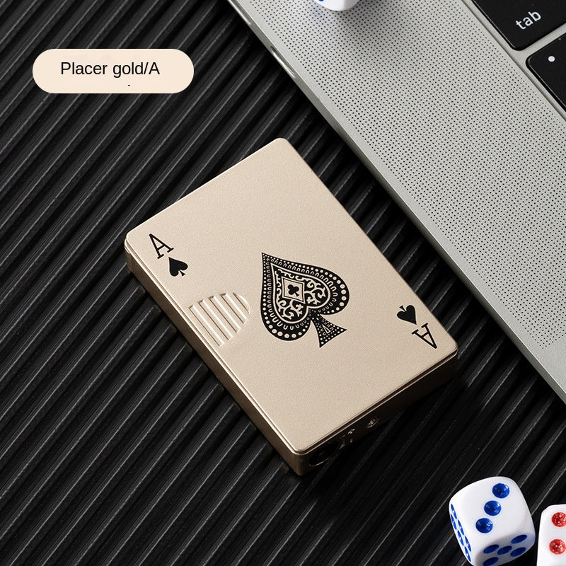 Poker Flush Lighter Windproof Flame