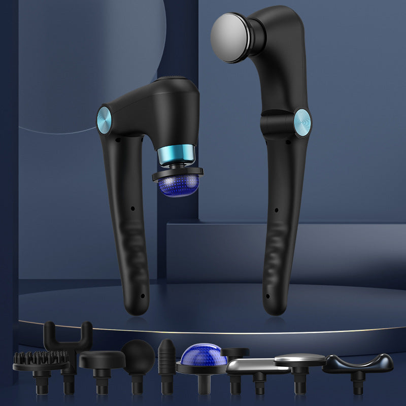 Hot and cold Muscle Massage Gun with Foldable Handle 10 heads