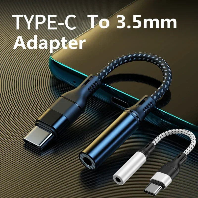 Type-C cable Adapter conversion 3.5 socket headphones