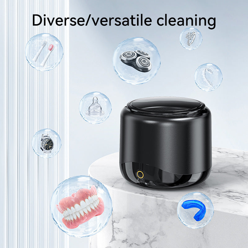 Portable Ultrasonic Cleaning Device for Dentures, Aligners, Retainers & Whitening Trays