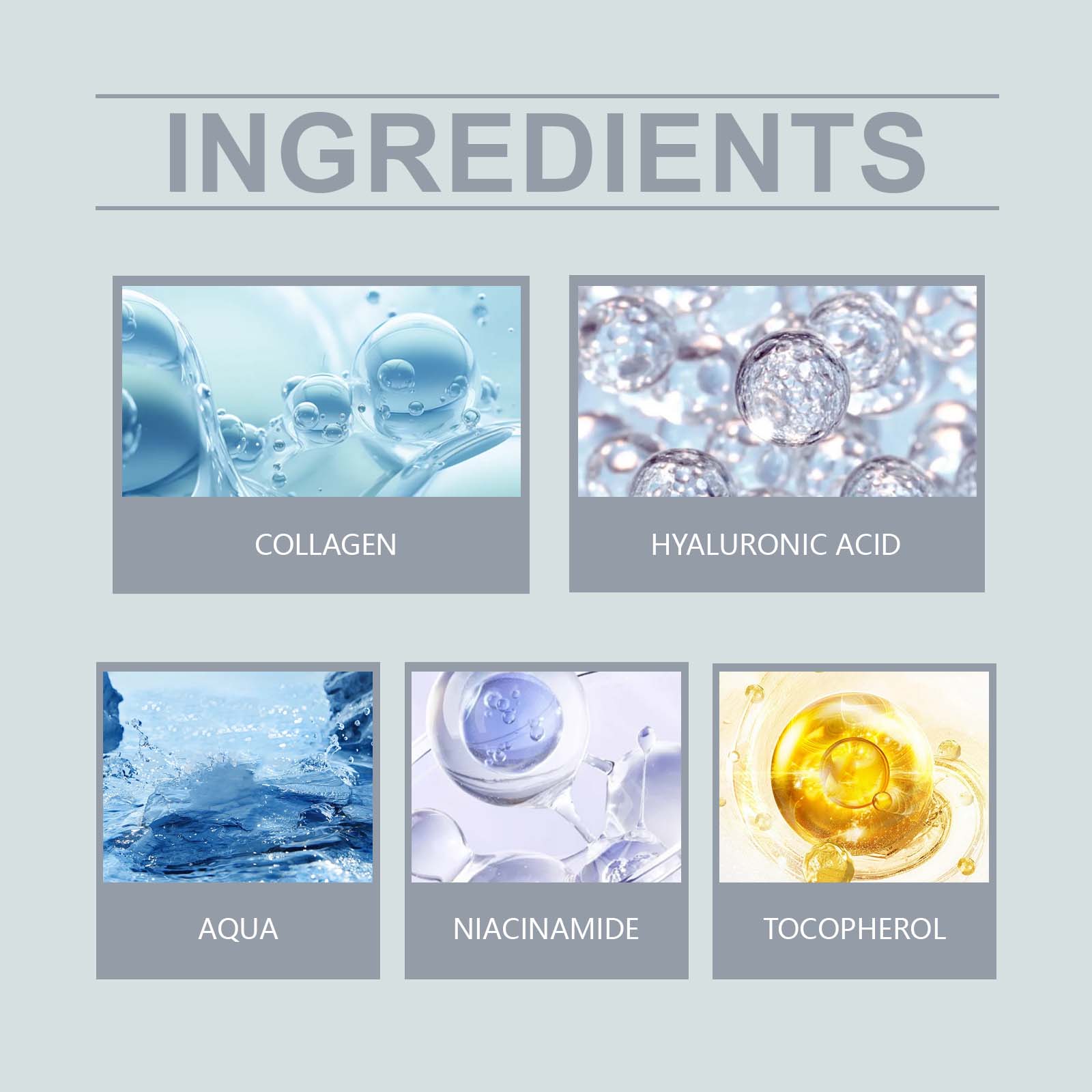 Masque anti-rides au collagène – Visage hydratant, nourrissant, raffermissant et lissant les ridules