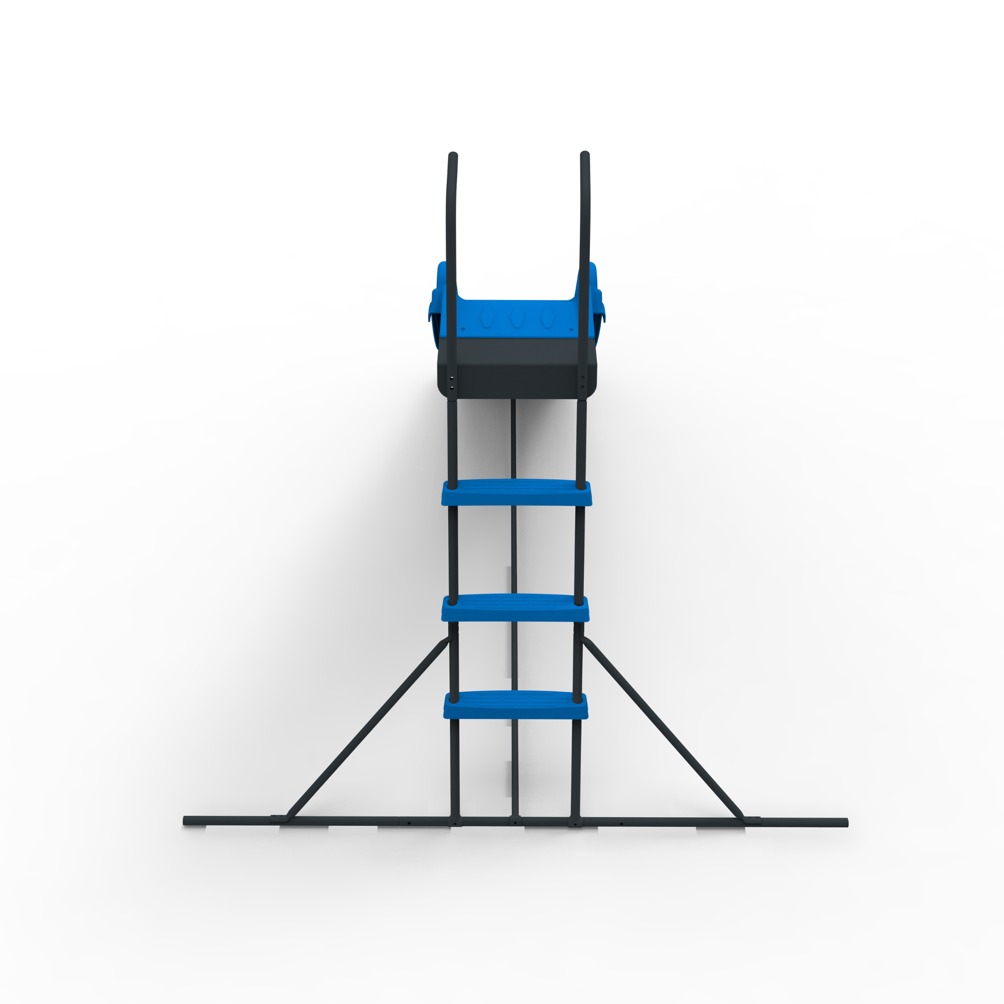 XSL003 2.2M kids plastic slide indoor Freestanding playground equipment children plastic slide kids indoor slide blue