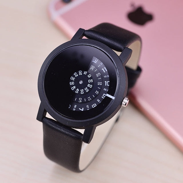 Special digital discs hands fashion quartz Unisex watch