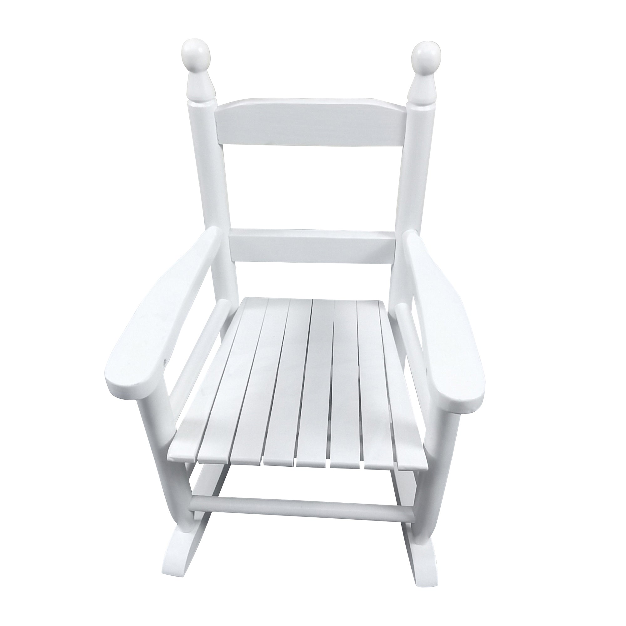Chaise à bascule blanche - Intérieur ou Extérieur - Adaptée aux enfants - Durable