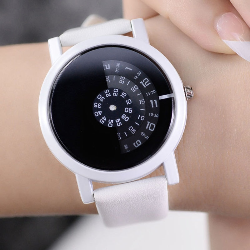 Special digital discs hands fashion quartz Unisex watch
