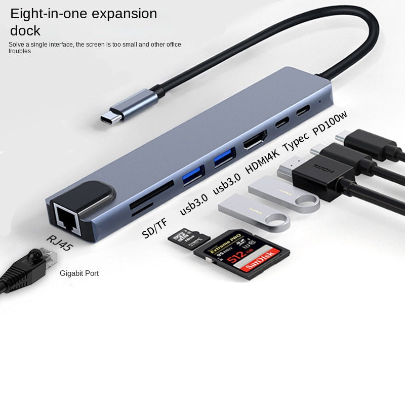 USB C Hub Multiport Adapter, Docking Station with HDMI 4K